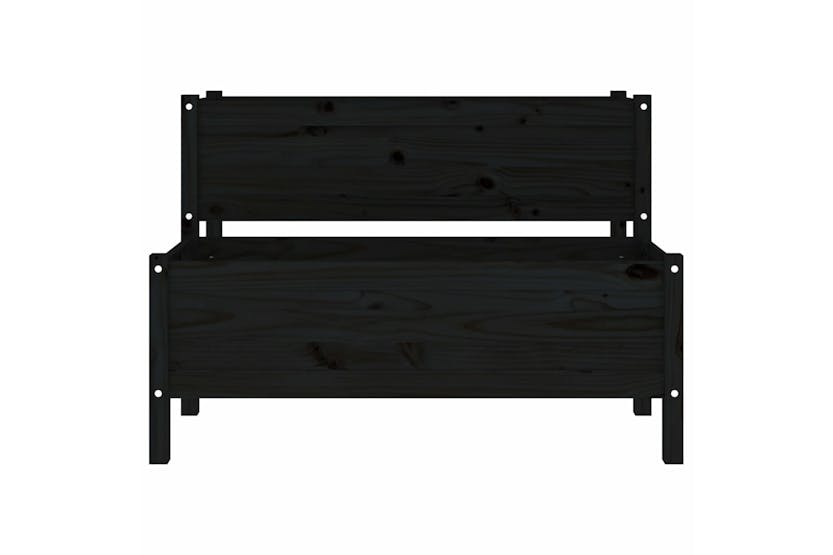vidaXL 822266 Planter Black 110x84x75cm Solid Wood Pine vidaXL 822266 Planter Black 110x84x75cm Solid Wood Pine