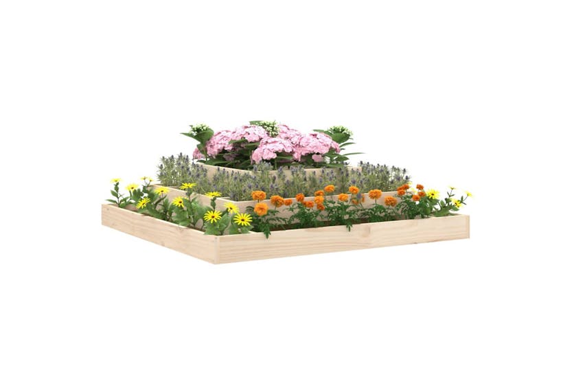 vidaXL 823871 Planter 110x110x27cm Solid Wood Pine vidaXL 823871 Planter 110x110x27cm Solid Wood Pine