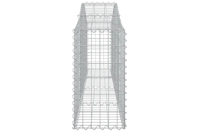vidaXL 3145390 Arched Gabion Baskets 4 Pcs 200x30x60/80cm Galvanised Iron vidaXL 3145390 Arched Gabion Baskets 4 Pcs 200x30x60/80cm Galvanised Iron