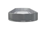 vidaXL 319044 Garden Raised Bed Powder-coated Steel 523x140x36cm Grey vidaXL 319044 Garden Raised Bed Powder-coated Steel 523x140x36cm Grey