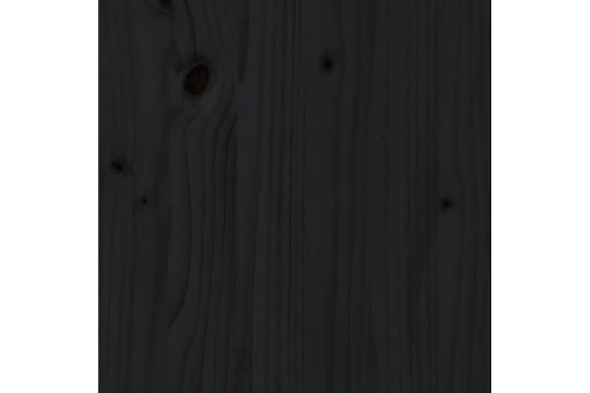 vidaXL 823791 Planter With Shelf Black 111.5x54x81cm Solid Wood Pine vidaXL 823791 Planter With Shelf Black 111.5x54x81cm Solid Wood Pine