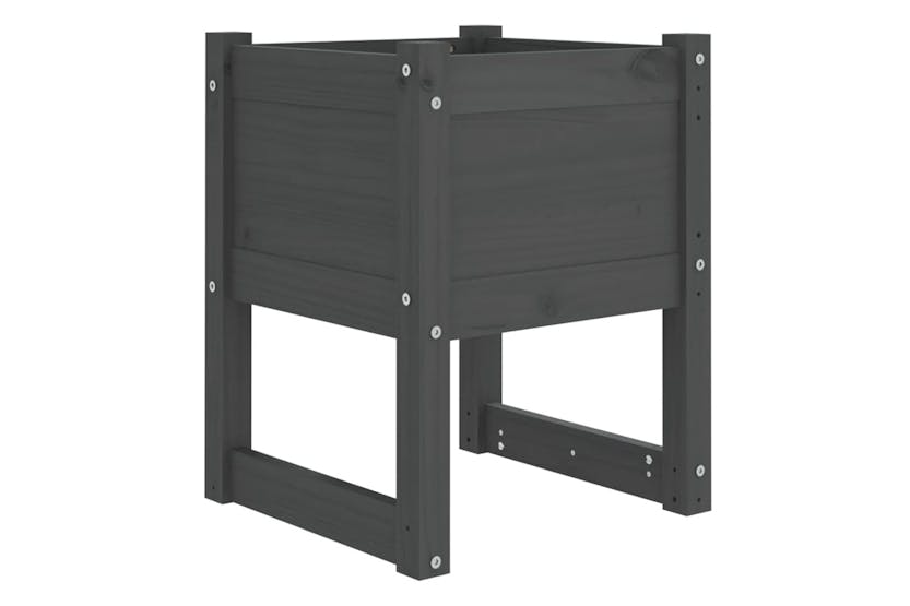 vidaXL 822111 Planter Grey 40x40x52.5cm Solid Wood Pine vidaXL 822111 Planter Grey 40x40x52.5cm Solid Wood Pine