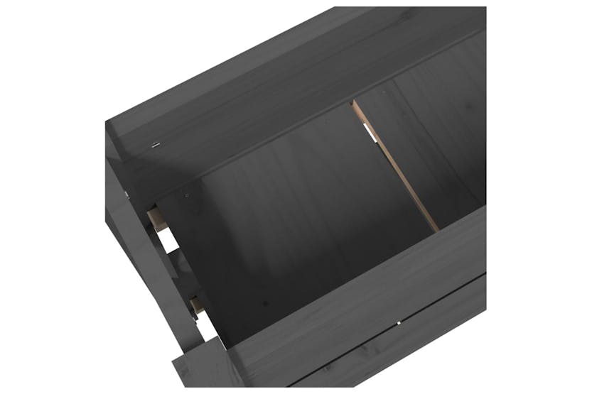 vidaXL 823943 Planter Grey 77x25x66cm Solid Wood Pine vidaXL 823943 Planter Grey 77x25x66cm Solid Wood Pine