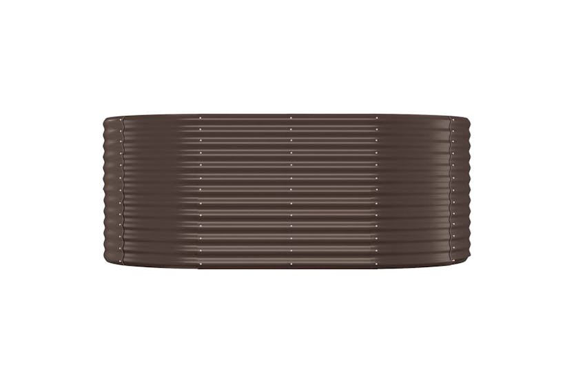 vidaXL 319060 Garden Raised Bed Powder-coated Steel 175x100x68cm Brown vidaXL 319060 Garden Raised Bed Powder-coated Steel 175x100x68cm Brown