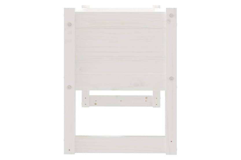 vidaXL 822118 Planter White 78x40x52cm Solid Wood Pine vidaXL 822118 Planter White 78x40x52cm Solid Wood Pine