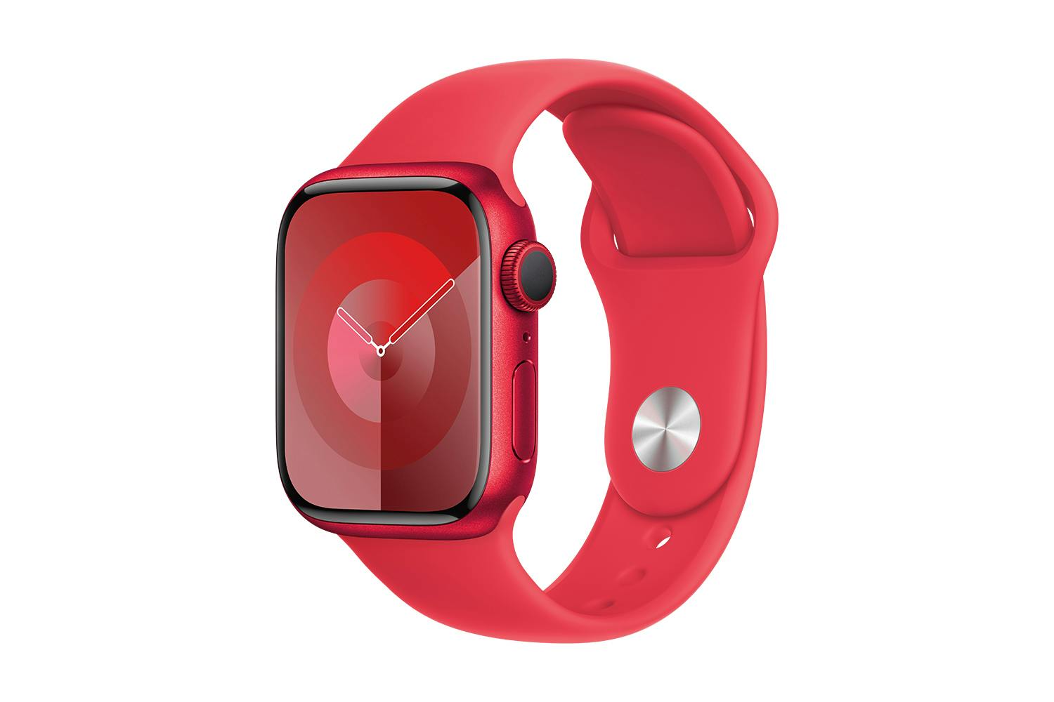 Apple Watch Series 9  | 41mm | Red Aluminium Red Sport Band S/M