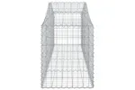 vidaXL 3145604 Arched Gabion Baskets 8 Pcs 200x50x60/80cm Galvanised Iron vidaXL 3145604 Arched Gabion Baskets 8 Pcs 200x50x60/80cm Galvanised Iron