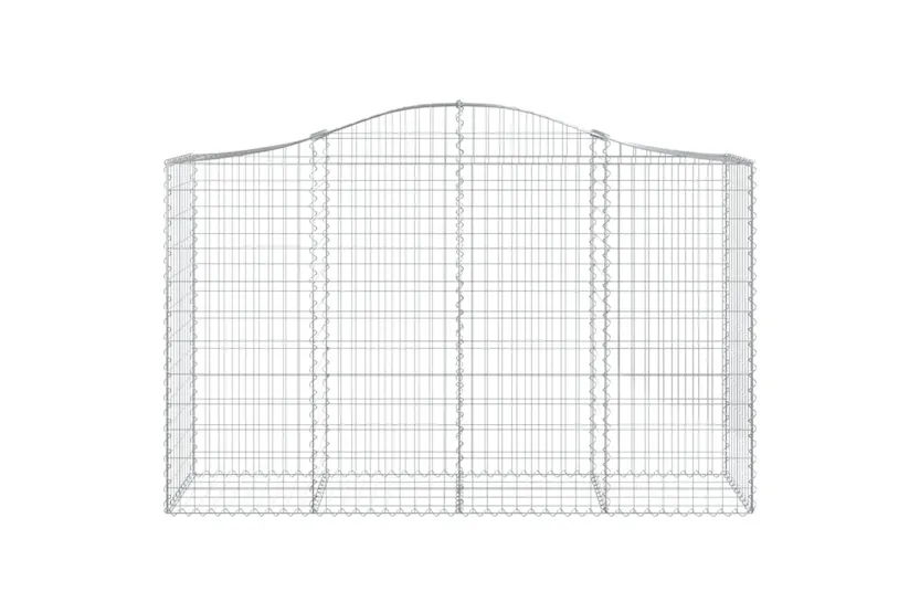 vidaXL 3145667 Arched Gabion Baskets 8 Pcs 200x50x120/140cm Galvanised Iron vidaXL 3145667 Arched Gabion Baskets 8 Pcs 200x50x120/140cm Galvanised Iron