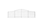 vidaXL 3145367 Arched Gabion Baskets 2 Pcs 200x30x40/60cm Galvanised Iron vidaXL 3145367 Arched Gabion Baskets 2 Pcs 200x30x40/60cm Galvanised Iron