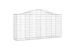 vidaXL 3145647 Arched Gabion Baskets 9 Pcs 200x50x100/120cm Galvanised Iron vidaXL 3145647 Arched Gabion Baskets 9 Pcs 200x50x100/120cm Galvanised Iron