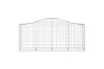 vidaXL 3145629 Arched Gabion Baskets 12 Pcs 200x50x80/100cm Galvanised Iron vidaXL 3145629 Arched Gabion Baskets 12 Pcs 200x50x80/100cm Galvanised Iron