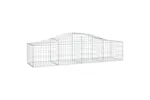 vidaXL 3145579 Arched Gabion Baskets 4 Pcs 200x50x40/60cm Galvanised Iron vidaXL 3145579 Arched Gabion Baskets 4 Pcs 200x50x40/60cm Galvanised Iron
