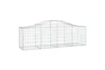 vidaXL 3145599 Arched Gabion Baskets 3 Pcs 200x50x60/80cm Galvanised Iron vidaXL 3145599 Arched Gabion Baskets 3 Pcs 200x50x60/80cm Galvanised Iron