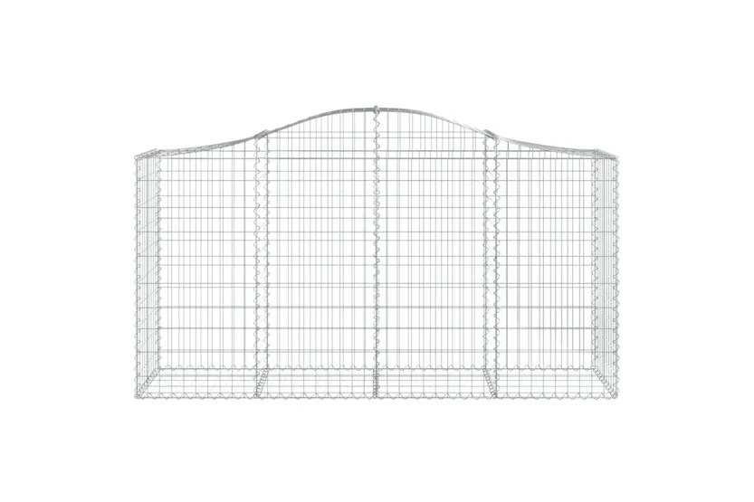vidaXL 3145646 Arched Gabion Baskets 8 Pcs 200x50x100/120cm Galvanised Iron vidaXL 3145646 Arched Gabion Baskets 8 Pcs 200x50x100/120cm Galvanised Iron