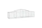 vidaXL 3145584 Arched Gabion Baskets 9 Pcs 200x50x40/60cm Galvanised Iron vidaXL 3145584 Arched Gabion Baskets 9 Pcs 200x50x40/60cm Galvanised Iron