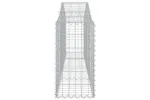 vidaXL 3145393 Arched Gabion Baskets 7 Pcs 200x30x60/80cm Galvanised Iron vidaXL 3145393 Arched Gabion Baskets 7 Pcs 200x30x60/80cm Galvanised Iron