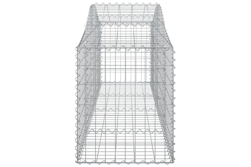 vidaXL 3145609 Arched Gabion Baskets 13 Pcs 200x50x60/80cm Galvanised Iron vidaXL 3145609 Arched Gabion Baskets 13 Pcs 200x50x60/80cm Galvanised Iron