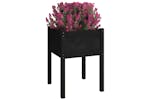 vidaXL 810808 Garden Planters 2 Pcs Black 50x50x70cm Solid Pinewood vidaXL 810808 Garden Planters 2 Pcs Black 50x50x70cm Solid Pinewood