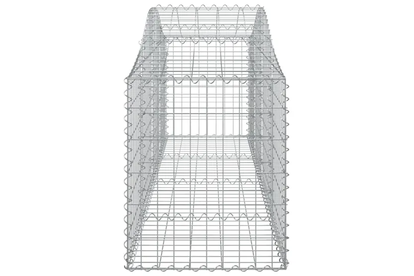 vidaXL 3145608 Arched Gabion Baskets 12 Pcs 200x50x60/80cm Galvanised Iron vidaXL 3145608 Arched Gabion Baskets 12 Pcs 200x50x60/80cm Galvanised Iron