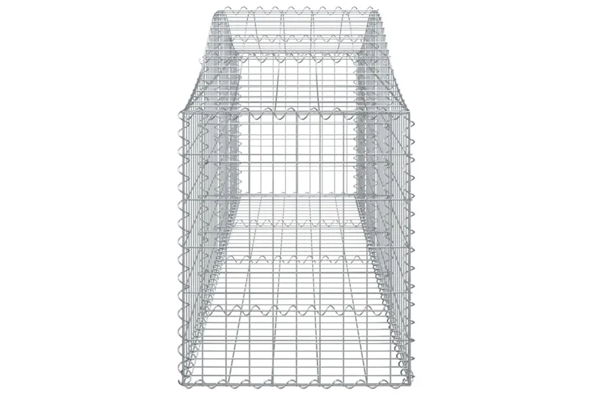 vidaXL 3145610 Arched Gabion Baskets 14 Pcs 200x50x60/80cm Galvanised Iron vidaXL 3145610 Arched Gabion Baskets 14 Pcs 200x50x60/80cm Galvanised Iron