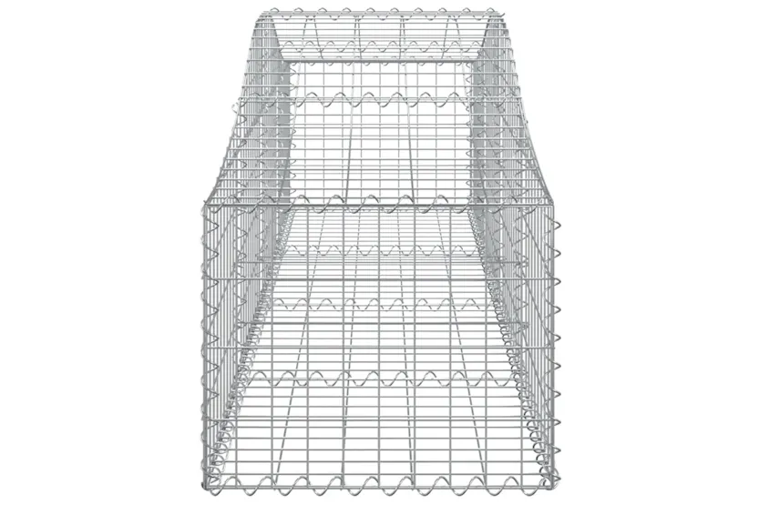vidaXL 3145582 Arched Gabion Baskets 7 Pcs 200x50x40/60cm Galvanised Iron vidaXL 3145582 Arched Gabion Baskets 7 Pcs 200x50x40/60cm Galvanised Iron