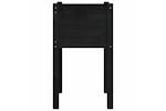 vidaXL 810797 Garden Planter Black 40x40x70cm Solid Pinewood vidaXL 810797 Garden Planter Black 40x40x70cm Solid Pinewood