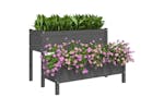 vidaXL 822264 Planter Grey 110x84x75cm Solid Wood Pine vidaXL 822264 Planter Grey 110x84x75cm Solid Wood Pine