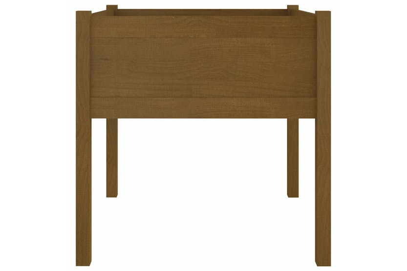 vidaXL 810816 Garden Planters 2 Pcs Honey Brown 70x70x70cm Solid Pinewood vidaXL 810816 Garden Planters 2 Pcs Honey Brown 70x70x70cm Solid Pinewood