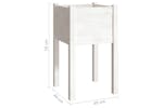 vidaXL 810792 Garden Planters 2 Pcs White 40x40x70cm Solid Pinewood vidaXL 810792 Garden Planters 2 Pcs White 40x40x70cm Solid Pinewood