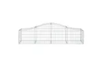 vidaXL 3145579 Arched Gabion Baskets 4 Pcs 200x50x40/60cm Galvanised Iron vidaXL 3145579 Arched Gabion Baskets 4 Pcs 200x50x40/60cm Galvanised Iron