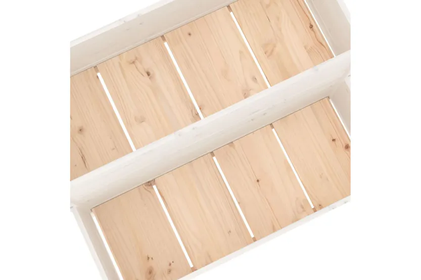 vidaXL 822263 Planter White 110x84x75cm Solid Wood Pine vidaXL 822263 Planter White 110x84x75cm Solid Wood Pine