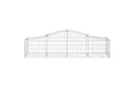 vidaXL 3145580 Arched Gabion Baskets 5 Pcs 200x50x40/60cm Galvanised Iron vidaXL 3145580 Arched Gabion Baskets 5 Pcs 200x50x40/60cm Galvanised Iron