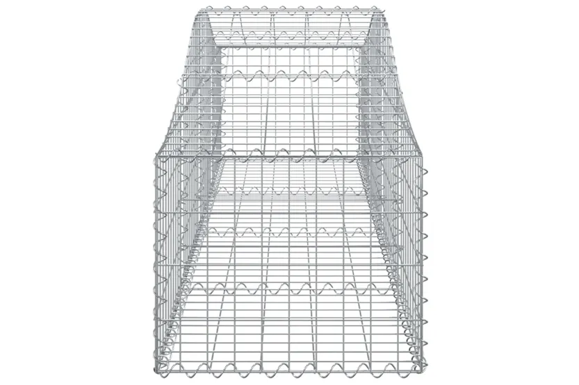 vidaXL 3145584 Arched Gabion Baskets 9 Pcs 200x50x40/60cm Galvanised Iron vidaXL 3145584 Arched Gabion Baskets 9 Pcs 200x50x40/60cm Galvanised Iron