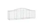 vidaXL 3145600 Arched Gabion Baskets 4 Pcs 200x50x60/80cm Galvanised Iron vidaXL 3145600 Arched Gabion Baskets 4 Pcs 200x50x60/80cm Galvanised Iron