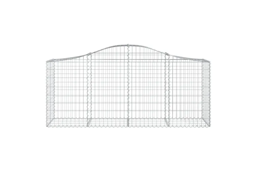 vidaXL 3145623 Arched Gabion Baskets 6 Pcs 200x50x80/100cm Galvanised Iron vidaXL 3145623 Arched Gabion Baskets 6 Pcs 200x50x80/100cm Galvanised Iron