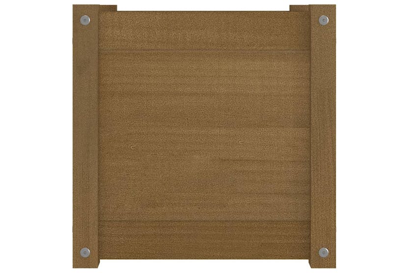 vidaXL 810540 Garden Planter Honey Brown 40x40x40cm Solid Pinewood vidaXL 810540 Garden Planter Honey Brown 40x40x40cm Solid Pinewood
