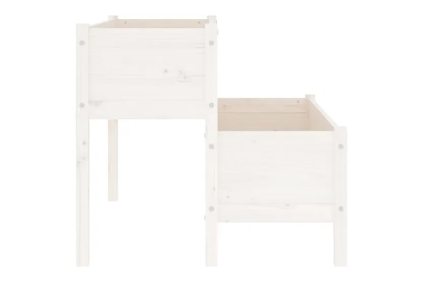 vidaXL 822263 Planter White 110x84x75cm Solid Wood Pine vidaXL 822263 Planter White 110x84x75cm Solid Wood Pine