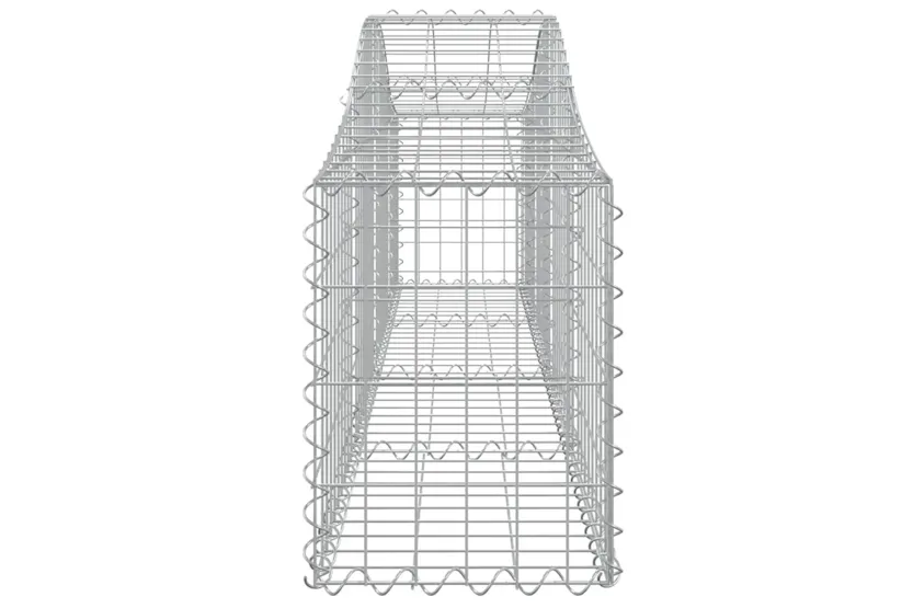 vidaXL 3145367 Arched Gabion Baskets 2 Pcs 200x30x40/60cm Galvanised Iron vidaXL 3145367 Arched Gabion Baskets 2 Pcs 200x30x40/60cm Galvanised Iron