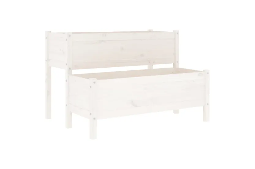 vidaXL 822263 Planter White 110x84x75cm Solid Wood Pine vidaXL 822263 Planter White 110x84x75cm Solid Wood Pine