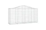 vidaXL 3145642 Arched Gabion Baskets 4 Pcs 200x50x100/120cm Galvanised Iron vidaXL 3145642 Arched Gabion Baskets 4 Pcs 200x50x100/120cm Galvanised Iron