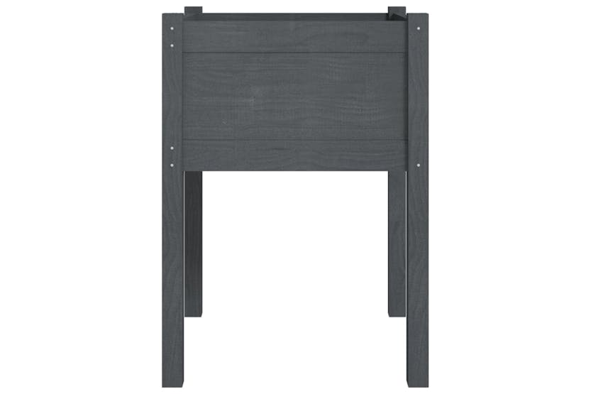 vidaXL 810804 Garden Planters 2 Pcs Grey 50x50x70cm Solid Pinewood vidaXL 810804 Garden Planters 2 Pcs Grey 50x50x70cm Solid Pinewood