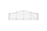 vidaXL 3145583 Arched Gabion Baskets 8 Pcs 200x50x40/60cm Galvanised Iron vidaXL 3145583 Arched Gabion Baskets 8 Pcs 200x50x40/60cm Galvanised Iron