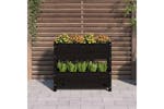 vidaXL 823945 Planter Black 77x25x66cm Solid Wood Pine vidaXL 823945 Planter Black 77x25x66cm Solid Wood Pine