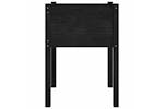 vidaXL 810808 Garden Planters 2 Pcs Black 50x50x70cm Solid Pinewood vidaXL 810808 Garden Planters 2 Pcs Black 50x50x70cm Solid Pinewood