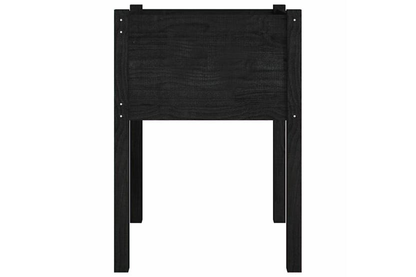 vidaXL 810808 Garden Planters 2 Pcs Black 50x50x70cm Solid Pinewood vidaXL 810808 Garden Planters 2 Pcs Black 50x50x70cm Solid Pinewood