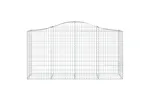vidaXL 3145644 Arched Gabion Baskets 6 Pcs 200x50x100/120cm Galvanised Iron vidaXL 3145644 Arched Gabion Baskets 6 Pcs 200x50x100/120cm Galvanised Iron