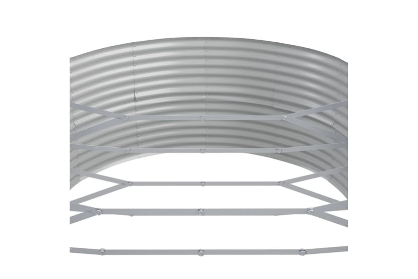 vidaXL 319015 Garden Raised Bed Powder-coated Steel 544x100x36cm Brown vidaXL 319015 Garden Raised Bed Powder-coated Steel 544x100x36cm Brown