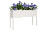 vidaXL 810832 Garden Planters 2 Pcs White 110x31x70cm Solid Pinewood vidaXL 810832 Garden Planters 2 Pcs White 110x31x70cm Solid Pinewood