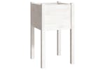 vidaXL 810792 Garden Planters 2 Pcs White 40x40x70cm Solid Pinewood vidaXL 810792 Garden Planters 2 Pcs White 40x40x70cm Solid Pinewood