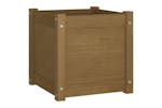 vidaXL 810540 Garden Planter Honey Brown 40x40x40cm Solid Pinewood vidaXL 810540 Garden Planter Honey Brown 40x40x40cm Solid Pinewood